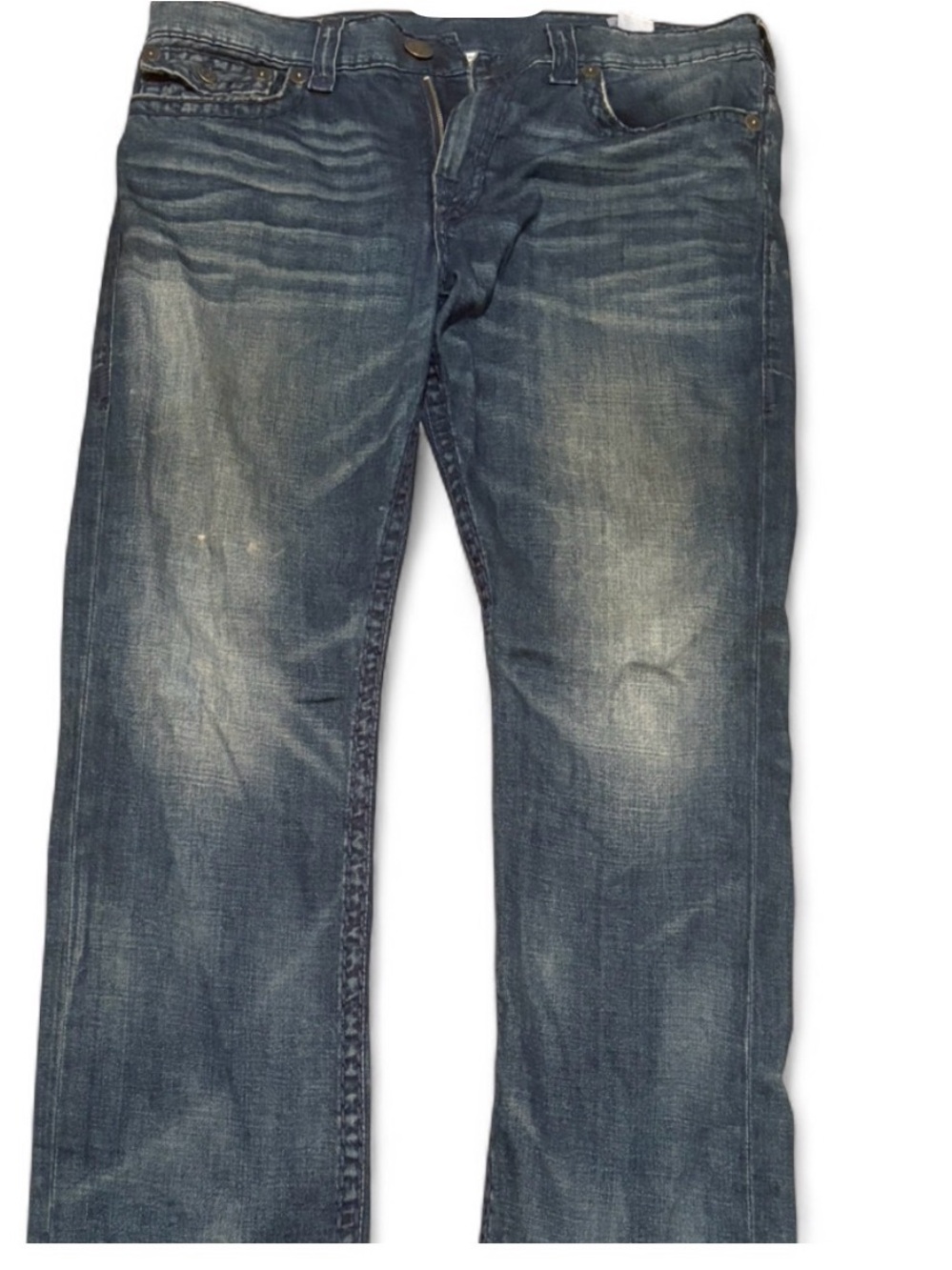 Men's Classic Blue Washed Jeans
